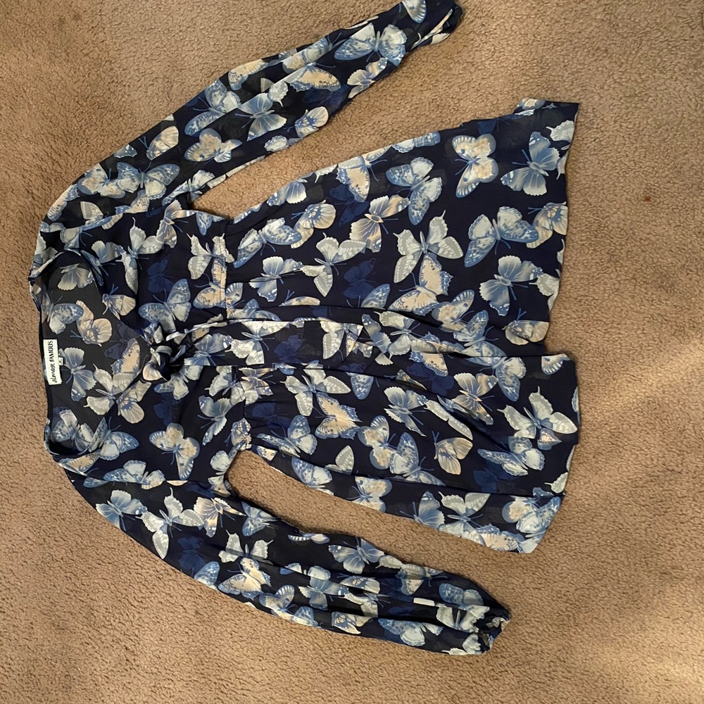 Blue romper